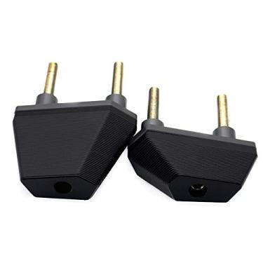 Imagem de Acc-Creativity Motocicleta CNC Alumínio Motor Crash Guard Case Frame Sliders Protector Proteção contra quedas Compatível com Kawasaki Z750 04-14 Z800 13-16 Z1000 07-09 (preto)