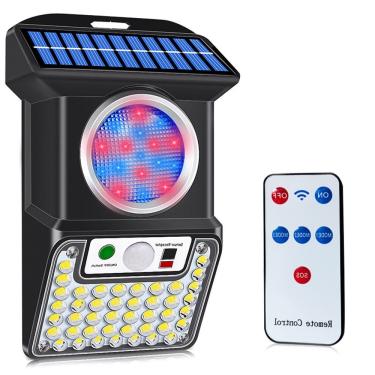 Imagem de Luminaria Solar Led Controle Sensor De Proximidade Alta Pote