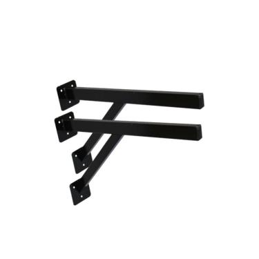 Imagem de Kit 2 Suportes Parafusar Bancada Pia Pedra Mármore 40X20Cm