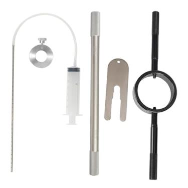 Imagem de YIJU Ferramentas de sangria de haste de amortecedor Conjunto de ferramentas de manutenção de compressor de mola completo universal