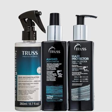 Imagem de Kit TRUSS Uso Obrigatório Amino Hair Protector (3 Produtos)