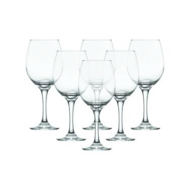 Imagem de Conjunto De Taças De Vidro Para Vinho/ Água 490 Ml 6 Peças - Nadir Fig