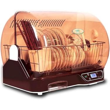 Imagem de Escorredor De Pratos Para Desinfecção De Esquadrias, Armário De Desinfecção De Mesa Pequeno Para Uso Doméstico, Secador De Talheres De Pauzinhos De Prato, Esterilização De Alta Temperatura