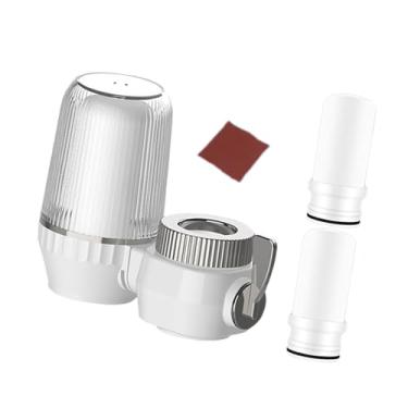 Imagem de SiaBiced Filtro de água para de pia com núcleo filtrante e lixa para uso doméstico lavável, com 3 Núcleos de Filtro