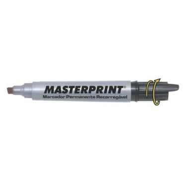 Imagem de Pincel Marcador Permanente Mp 616 Recarregável Masterprint Unitário, P