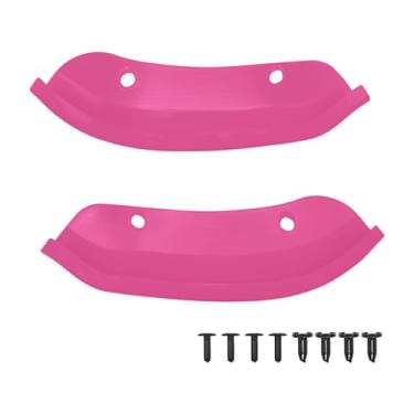 Imagem de KiBcsLic 2 peças de protetor de para-choque dianteiro, divisor de lábios, spoiler, peça de reposição, acessórios automotivos, decoração externa, protetor de, Rosa