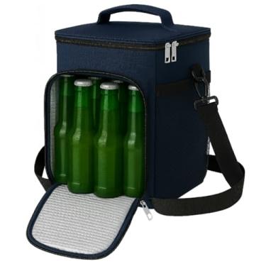 Imagem de Mochila Cooler Impermeável Transporte Bebidas Geladas com Praticidade