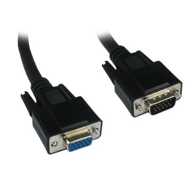 Imagem de Cabo Extensor Monitor Vga Hdd15m X Hd15f Preto - 1,8 Metro