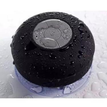 Imagem de Caixa de Som Bluetooth Resistente A Agua Com Ventosa Para Banheiro e Área Externa Piscina Caixinha para Banho Premium Cores Variadas AlphaDomus