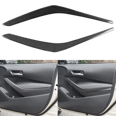 Imagem de Revestimento interior da tampa do apoio de braço da porta dianteira do carro para Toyota Corolla & Cross 2020-2025