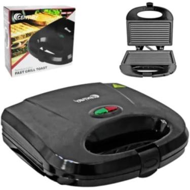 Imagem de Sanduicheira Elétrica Fast Gril Toast 750W 127V Preta