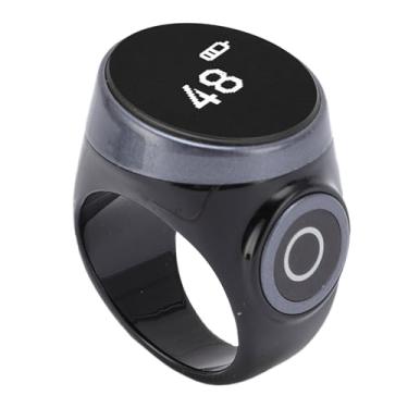 Imagem de Dpofirs Anel de Contador Inteligente Com Controle de Toque | Display LCD Em Forma de Anel, Prova de água e Bateria de 3 Meses (Preto)