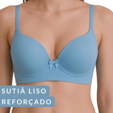 Imagem de Sutia Com Bojo Sutiã Feminino Reforçado Confort Alta Sustentaçao Levan