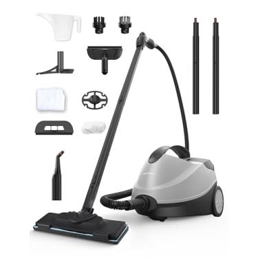 Imagem de Aspiron Limpador A Vapor, Recarga Rápida De 50 Segundos Qualquer Hora, Esfregão Vapor Multiuso Potente Para Uso Doméstico, Limpeza Portátil Carpetes, Pisos, Carros, Azulejos E Rejuntes, Cabo Aliment