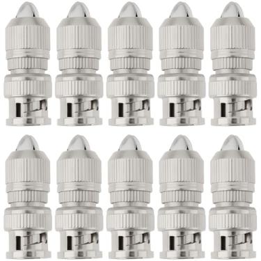 Imagem de Create idea Conector fêmea BNC Twist On 10 peças para câmeras CCTV coaxial RG6 RG59