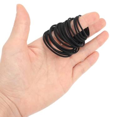 Imagem de Classicseali 20 correias de cassete, correias giratórias de borracha preta, substituição de correia de toca-discos 40-65 mm, reparo e manutenção correia de videocassete plana híbrida, para DVD CD LD