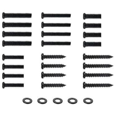 Imagem de Kit de parafusos e arruelas de suporte de TV para todos os parafusos de suporte de TV para TCL Hisense Samsung, LG Vizio JVC Onn, Sony, Toshiba, Insignia Westinghouse, Philips Sharp Roku TV Legs Universal TV Stand Parafusos