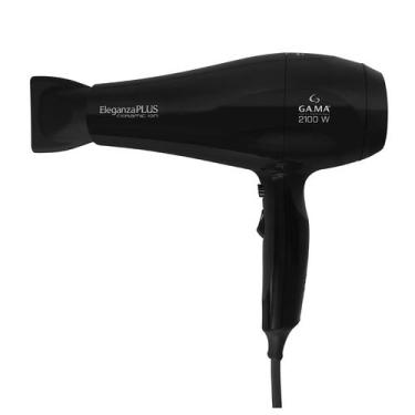 Imagem de GA.MA Secador De Cabelo Eleganza Plus Ceramic Ion 2100W 127V, Preto, 1