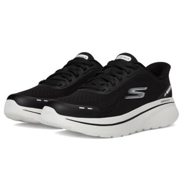 Imagem de Skechers Tênis masculino Go Walk Arch Fit N-Joy No Bend Hands Free Slip-ins, Preto/branco, 44