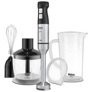 Imagem de Mixer e Processador Philco 3 em 1 Inox 800W Turbo + Jarra com Tampa, P