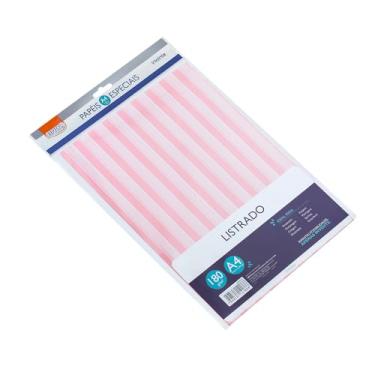 Imagem de BRW Papel Estampado A4 Listrado 180g 10fls