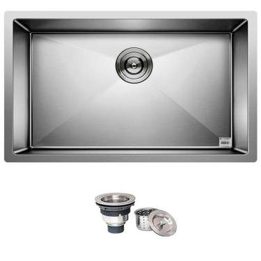Imagem de Cuba Quadrada Inox 304 Gourmet 6040 Com Válvula - Ec043