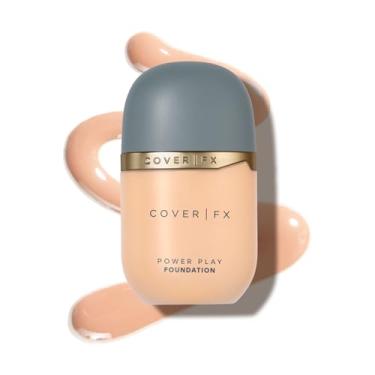 Imagem de COVER FX Base Power Play – Shade F2 – Cobertura total montável – À prova d'água à prova de suor – Acabamento fosco natural – Todos os tipos de pele