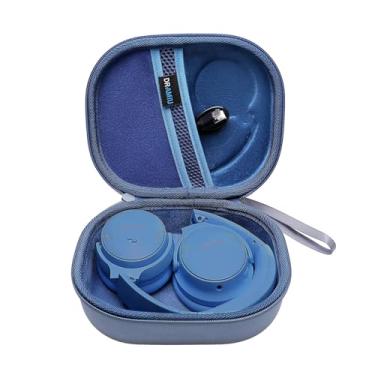 Imagem de DR·AMIU Capa rígida para fones de ouvido Bose QuietComfort Ultra/Bose QuietComfort/Q45/Q35, fones de ouvido sem fio com cancelamento de ruído, Soundcore H30i, azul