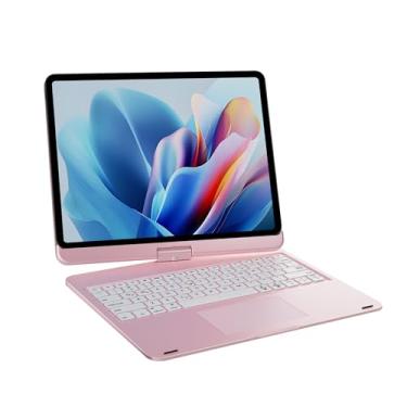 Imagem de Kolude Capa com teclado para iPad Air 11 polegadas (M2) 2024 e iPad Pro 11 polegadas (1ª/2ª/3ª/4ª geração) e iPad Air 4ª/5ª geração 11 polegadas com suporte giratório de 360° para lápis, touchpad