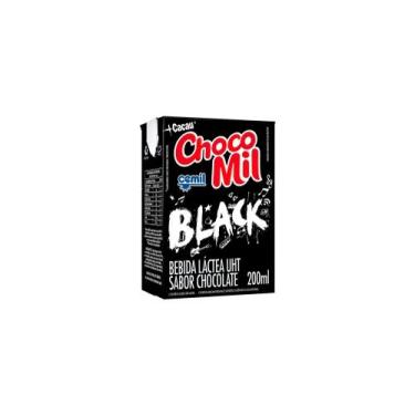 Imagem de Kit Bebida Láctea Chocomil black Com 12 unidades de  200ml cada - cemi