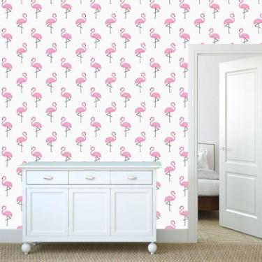 Imagem de Papel de Parede Adesivo - Flamingo - 303pps - Allodi
