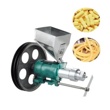 Imagem de HYZHANHONG Máquina de milho tufado com 7 moldes, máquina de sopro, extrusora de alimentos tufados, extrusora para fazer flocos de milho, palitos ocos, extrusora de alimentos tufados