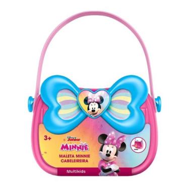 Imagem de Brinquedo Maleta Cabeleireira Minnie Disney com Acessórios para Crianç