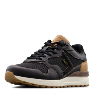 Imagem de Lee Damien Tênis masculino, Preto/Tabaco, 45