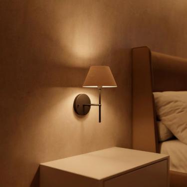 Imagem de Arandela luminária De Parede Clássica interna de alumínio e bivolt com