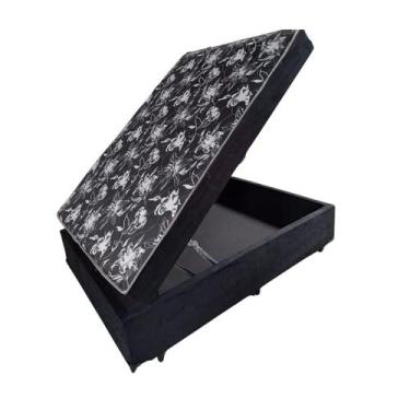 Imagem de Baú Conjugado Casal - RN Cama Box, Preto