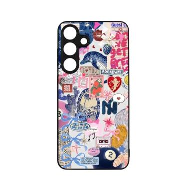 Imagem de qizjio Colagem moderna capa de telefone à prova de choque coquete estética capa de telefone para Samsung Galaxy A35