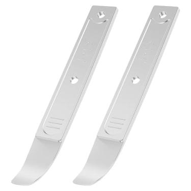 Imagem de 2 peças, barra de aço 4140, ferramenta de remoção de acabamento, ferramenta de remoção de painel automotivo, minibar de bolso, ferramenta de remoção de painel de porta para remoção automática de pisos