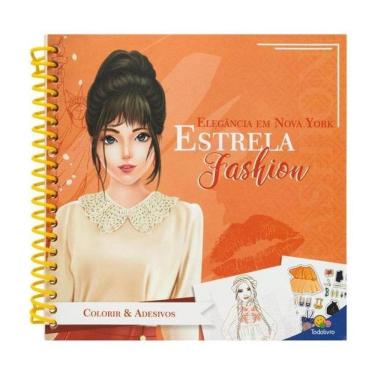 Imagem de Estrela Fashion - Colorir & Adesivos: Elegância Em Nova York