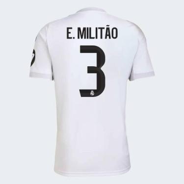 Imagem de Camisa Adidas Real Madrid CF Home 2026 3 E. Militão, M