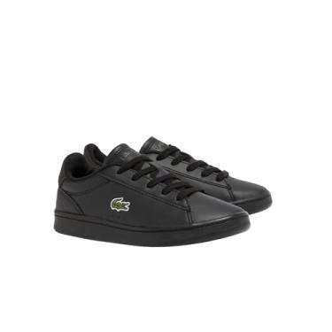 Imagem de Lacoste Tênis unissex infantil Carnaby, Preto/preto, 12 Little Kid