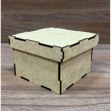 Imagem de Kit 10 Caixas com Tampa MDF Cru