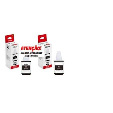 Imagem de Kit 02 Tinta G190 GI190 G3110 G4100 G3100 Gi190 Preto - SPAK