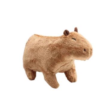 Imagem de Brinquedo de pelúcia para roedores Capivara Capibara, 18 cm - Lightbek