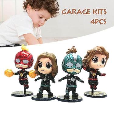 Imagem de Figuras de ação Sajy Cartoon Marvel Super Hero Toys, conjunto de 4 - G