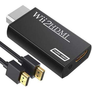 Imagem de Conversor GANA Wii para HDMI 1080p/720p com saída de áudio de 3,5 mm
