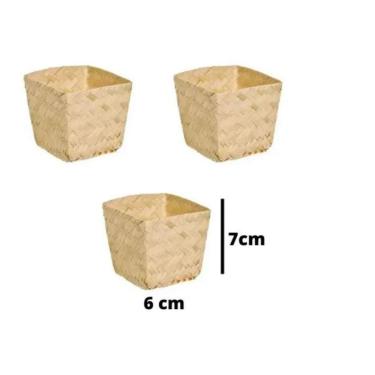 Imagem de Cachepot Vaso Arranjo De Palha Junino Pequeno 15 Unidades