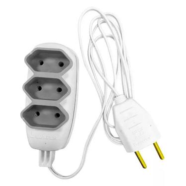 Imagem de Extensão Tripla 3 Tomadas 1,5m 2167 Luster
