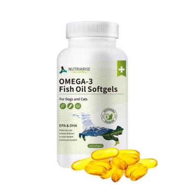 Imagem de Suplemento Nutriarise Omega 3 Aceite de Pescado para Perros y Gatos