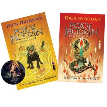 Imagem de Kit 2 Livros, A batalha do labirinto Vol. 04  + O último olimpiano Vol